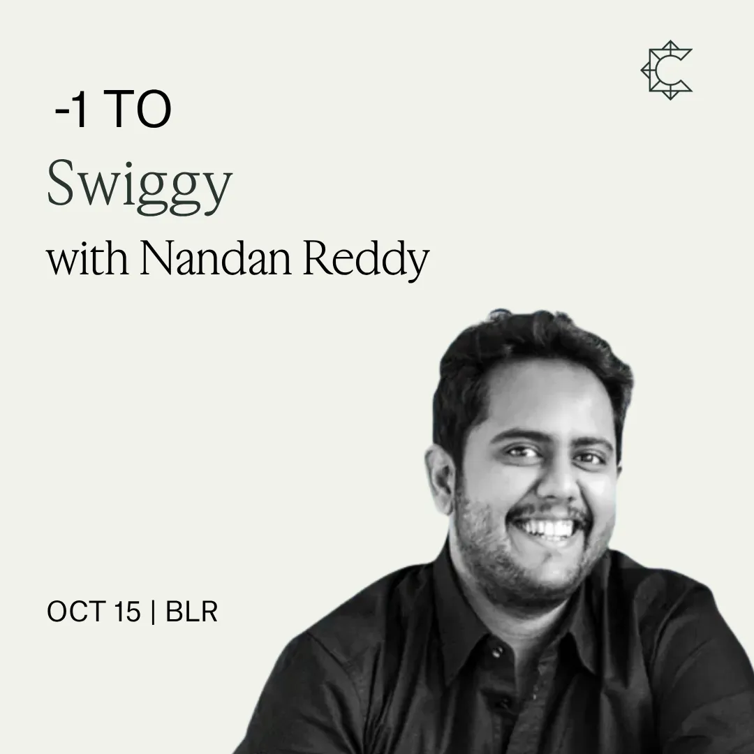 -1 to Swiggy with Nandan Reddy
