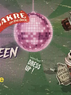90's Halloween Party with Moonshine poster