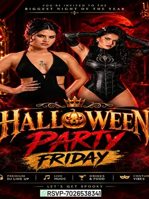 A Halloween Night at Blurred Pub, Koramangala poster
