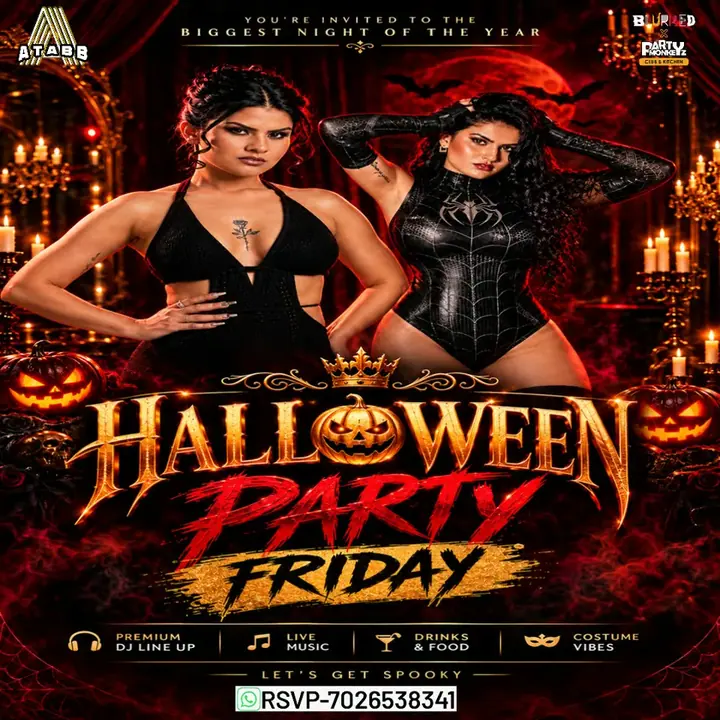 A Halloween Night at Blurred Pub, Koramangala poster