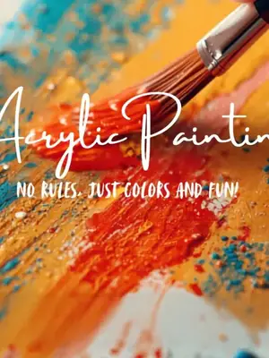 Acrylic Painting Workshop poster