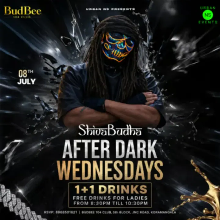 After Dark Wednesday Night Ft Shiva Budha poster