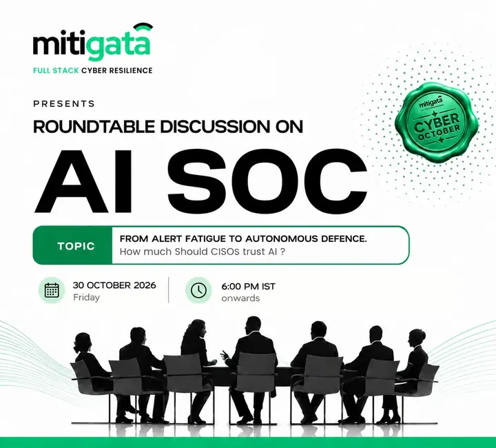 AI SOC Roundtable Discussion poster