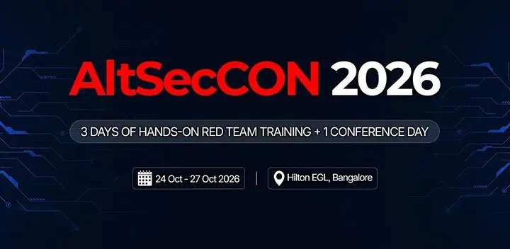 AltSecCON poster