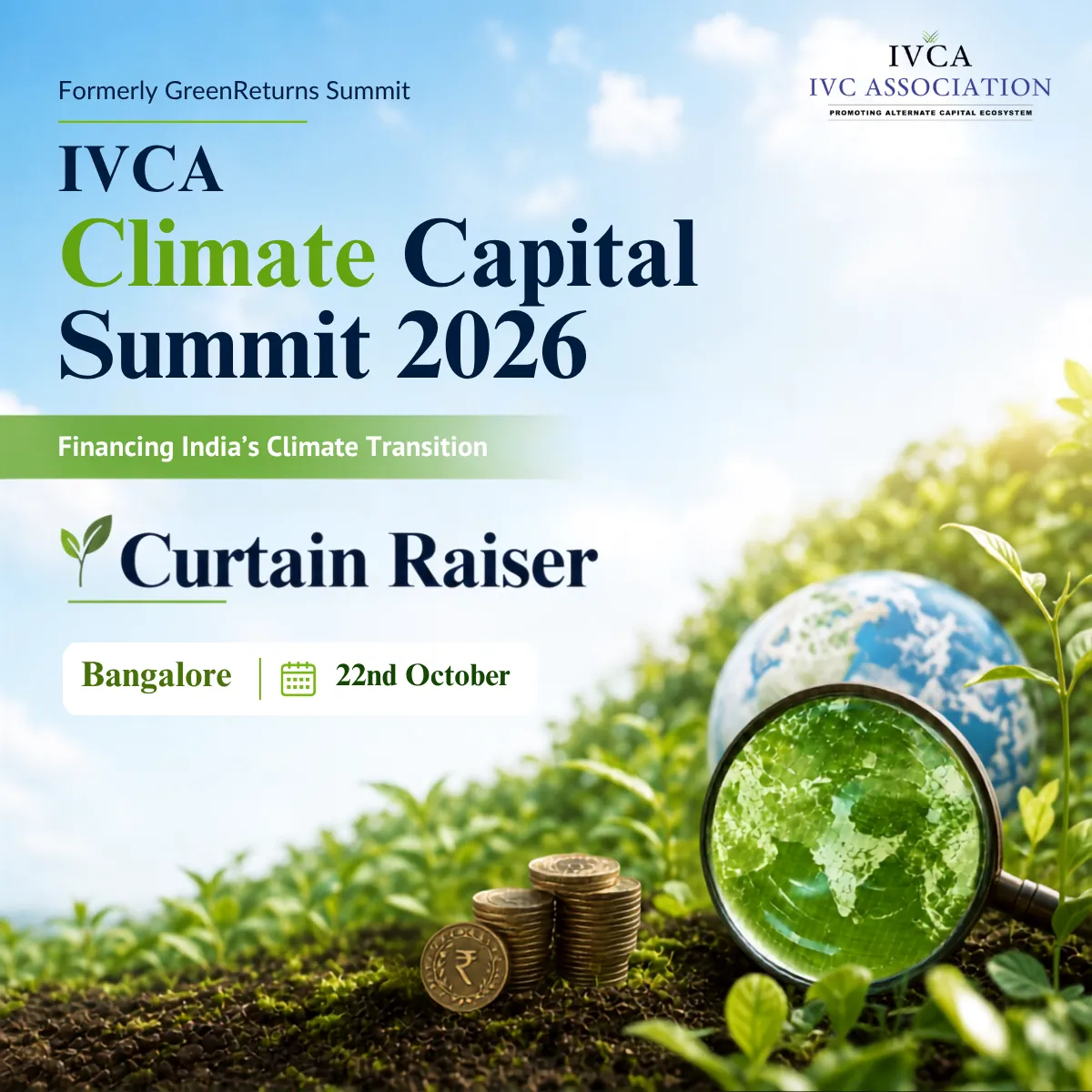 Bangalore Curtain Raiser: IVCA Climate Capital Summit 2026