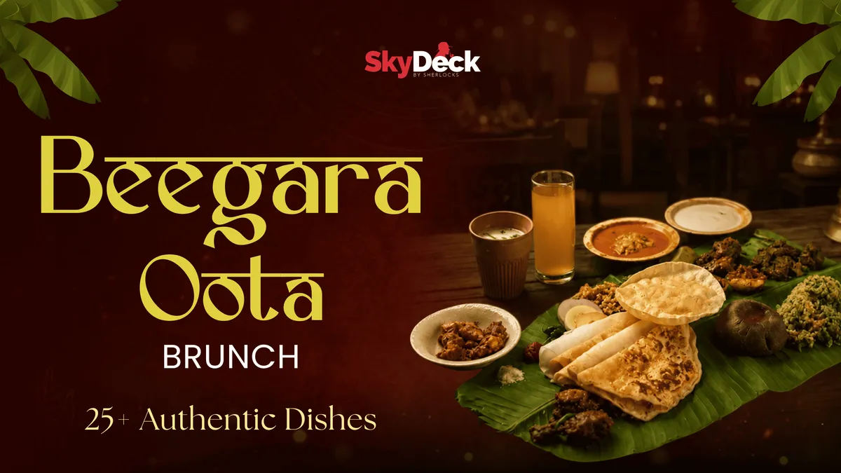 Beegara Oota Brunch | Flavors of Karnataka on a Banana Leaf