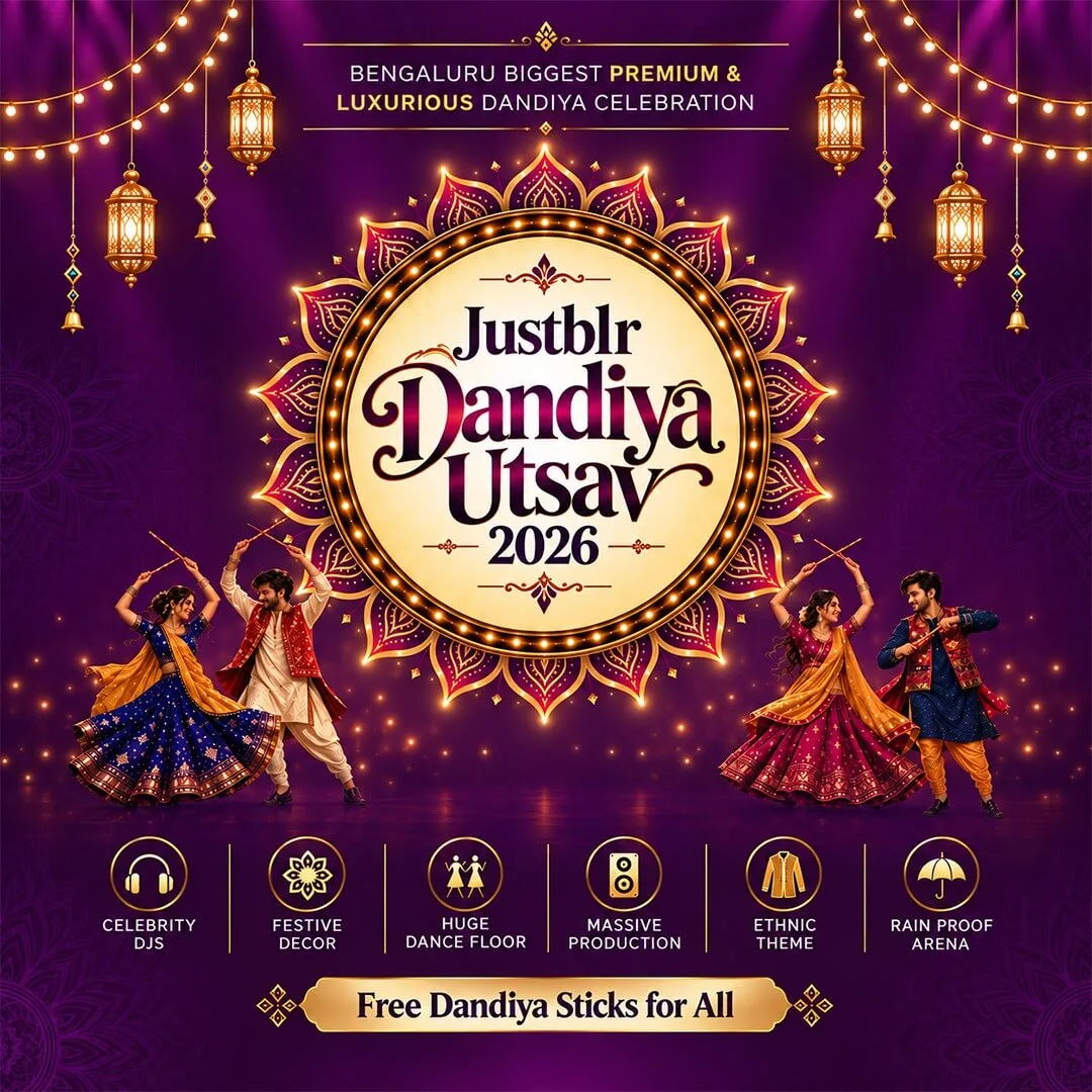 Bengaluru Biggest Dandiya Celebration At Justblr 2nd Floor