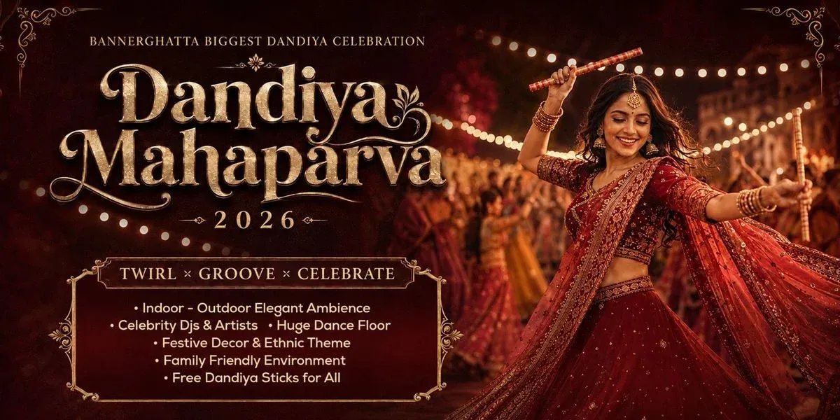Bengaluru's Biggest Dandiya Celebration 2026