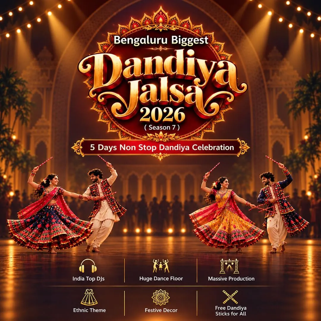 Bengaluru's Biggest Dandiya Celebration - JB Arena