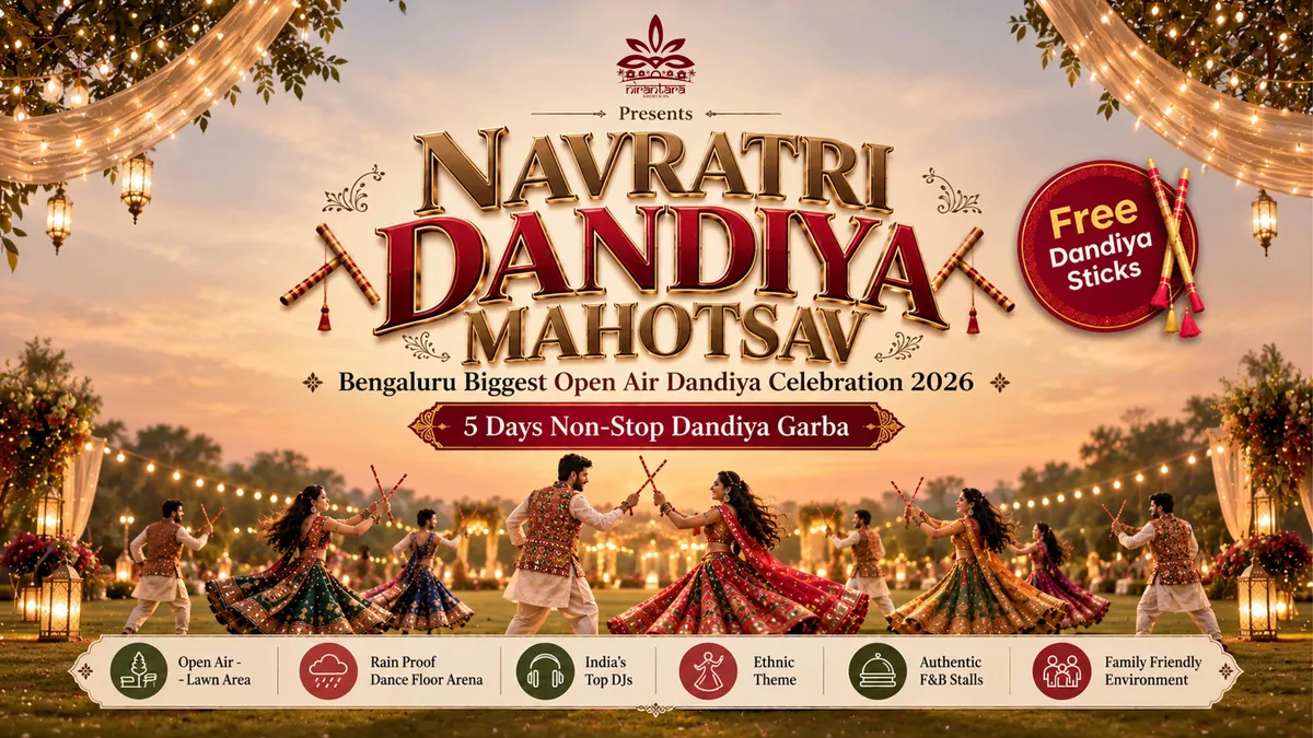 Biggest Open Air Dandiya Mahotsav 2026 at Nirantara