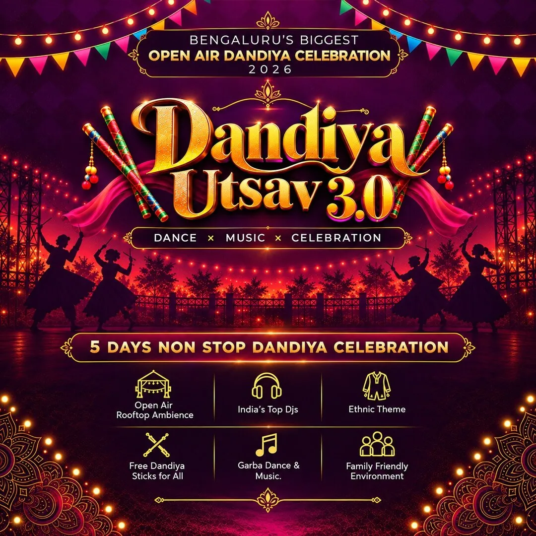 Biggest Open Air Dandiya Nights At Bosche