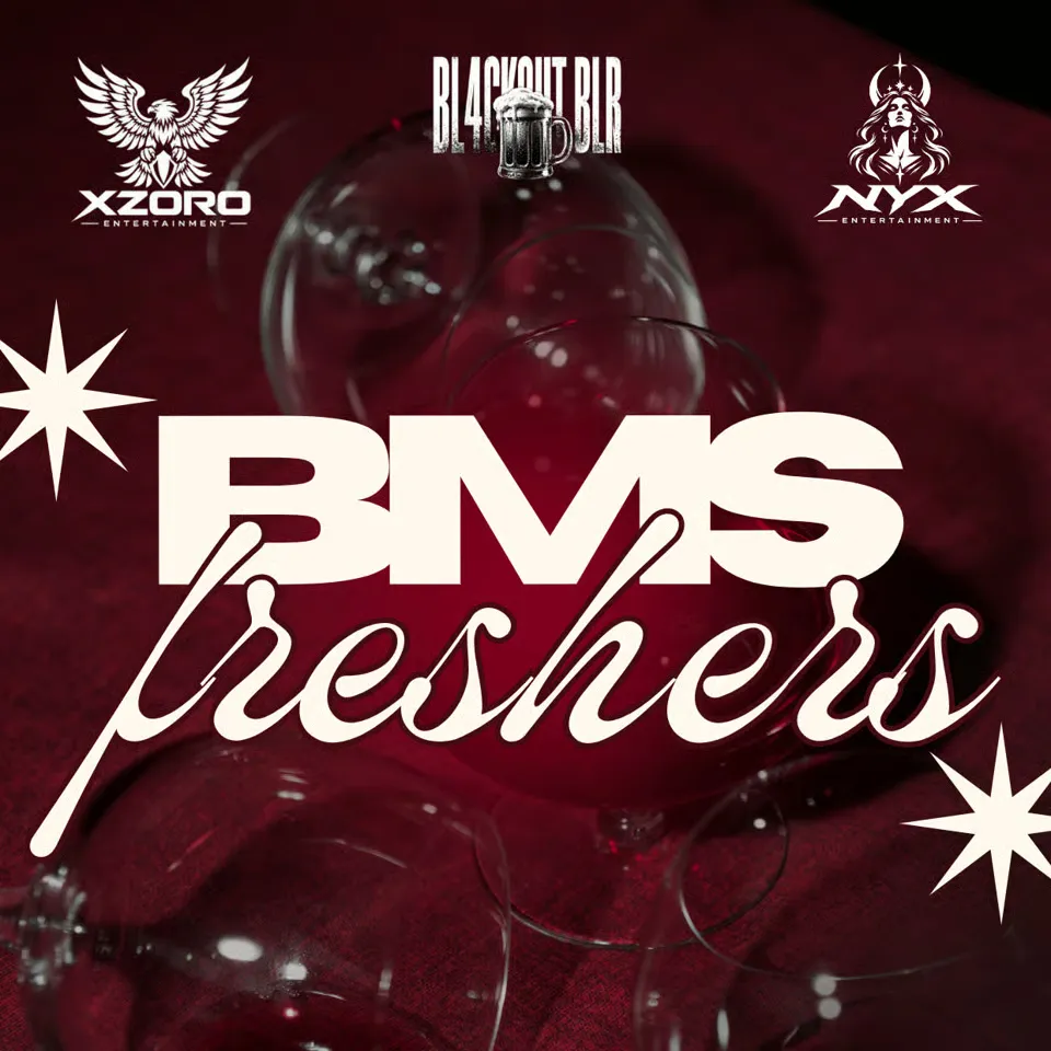 BMS Unofficial Freshers poster