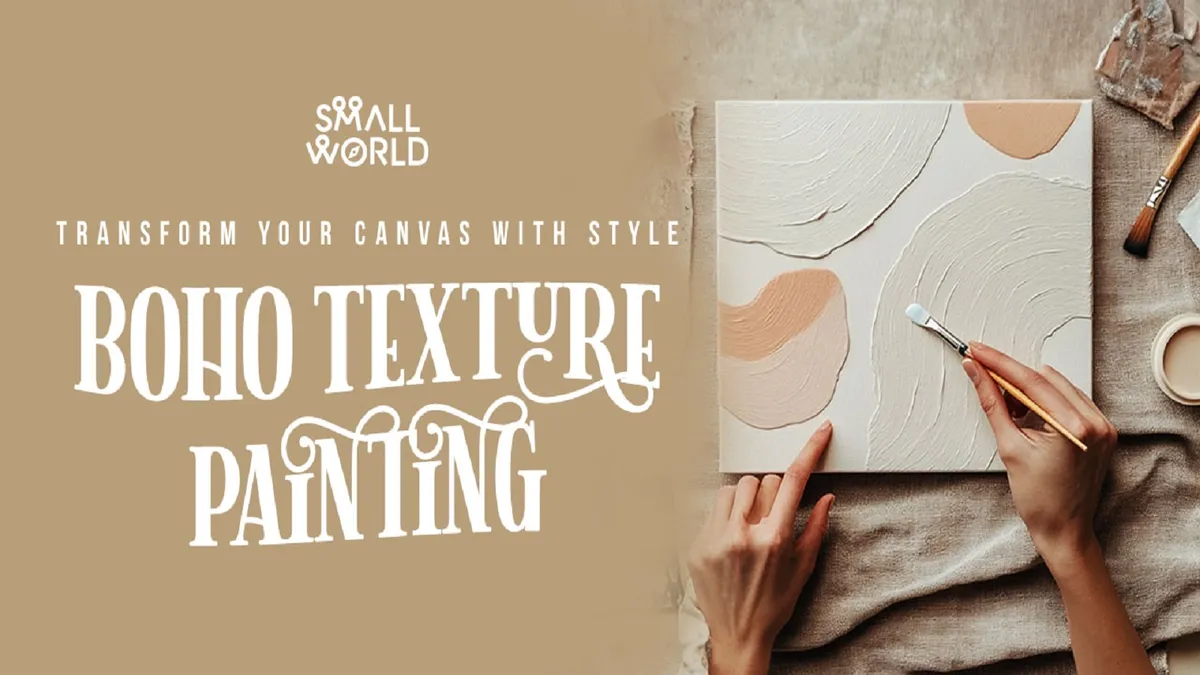 Boho Texture Painting