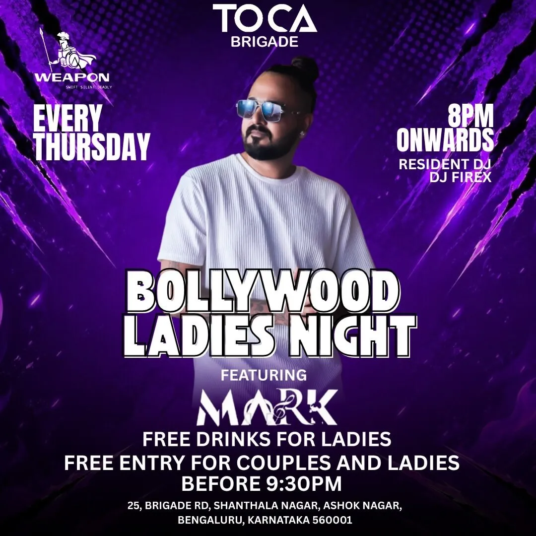 Bollywood Ladies Night ft DJ Mark