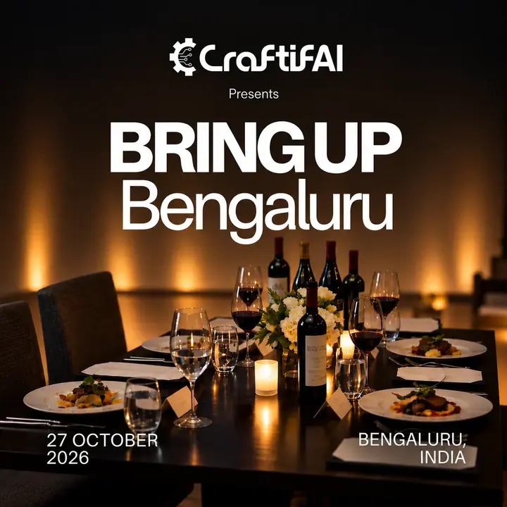 BRING UP Bengaluru poster