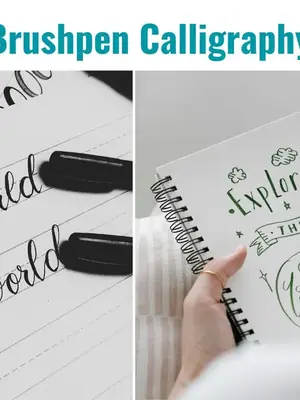 Brushpen Calligraphy poster