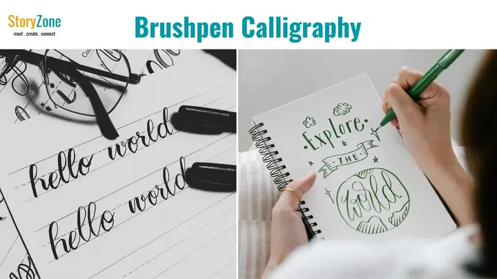 Brushpen Calligraphy poster