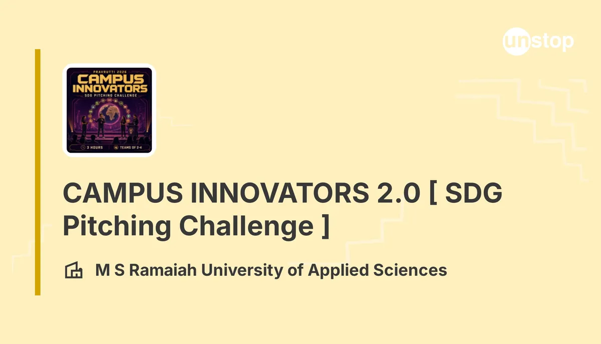 Campus Innovators 2.0 (SDG Pitching Challenge)