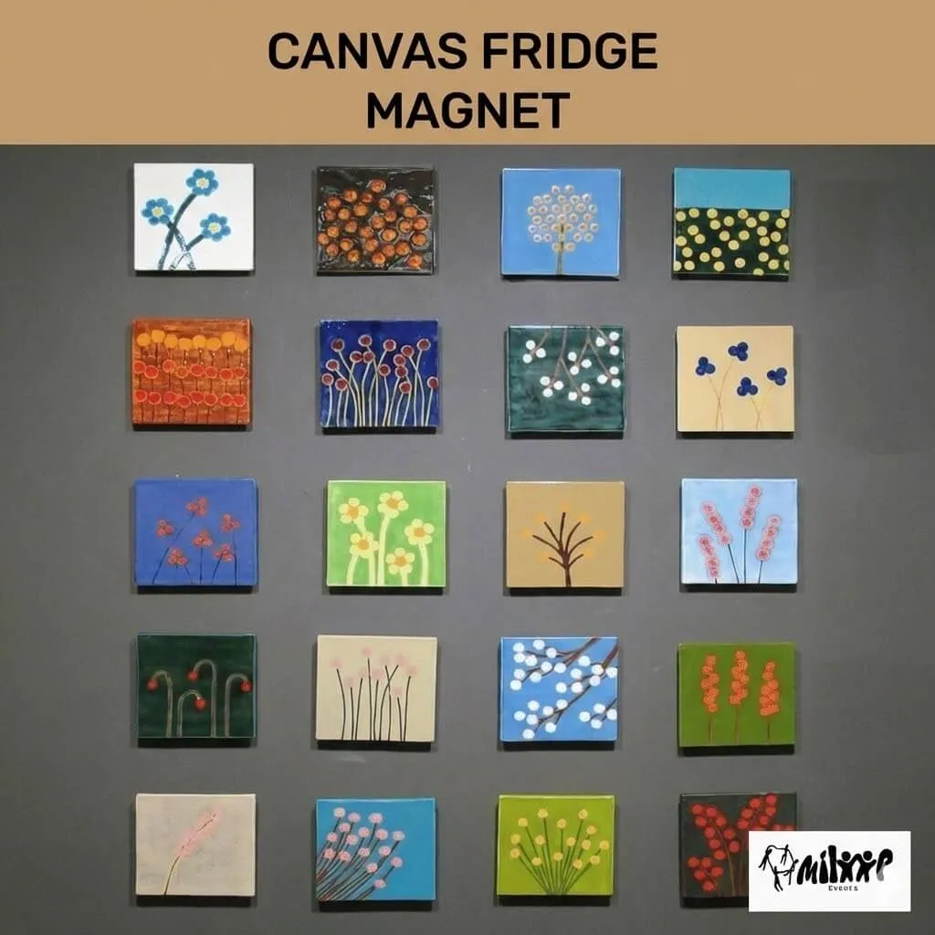 Canvas Fridge Magnet