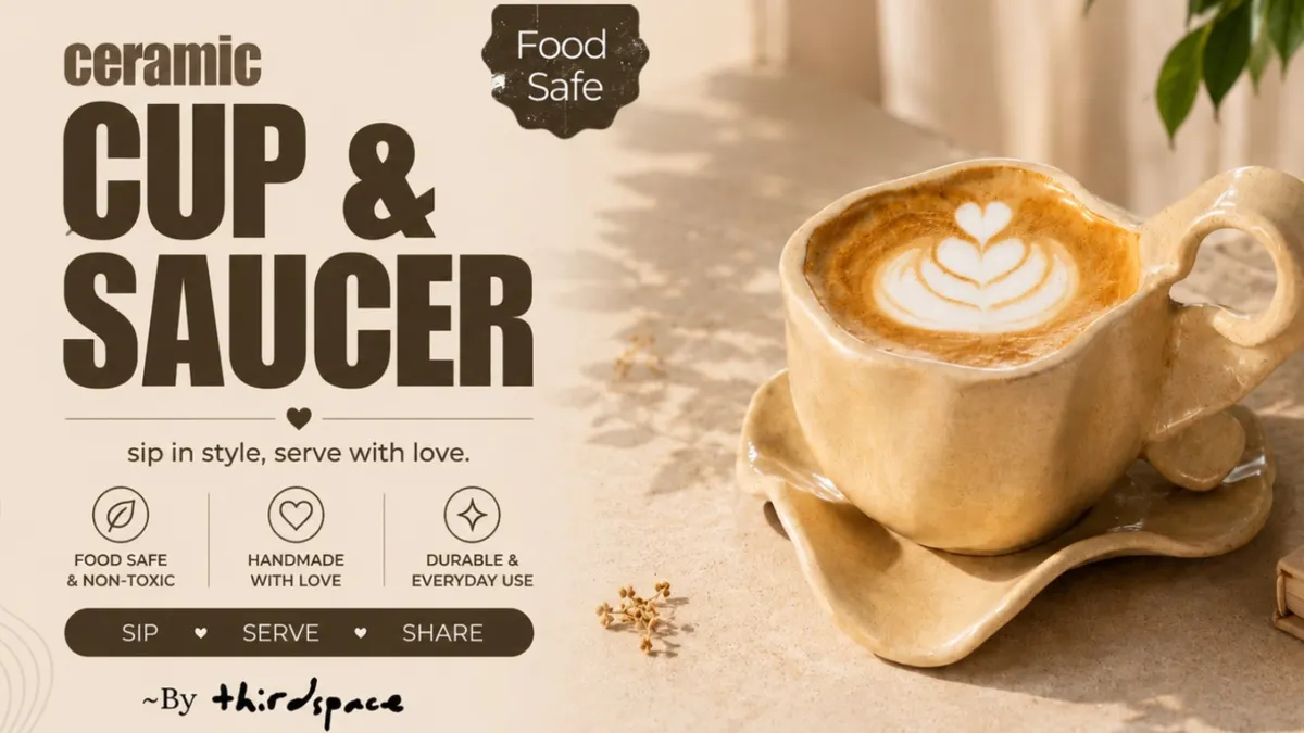 Ceramic Cup & Saucer Workshop