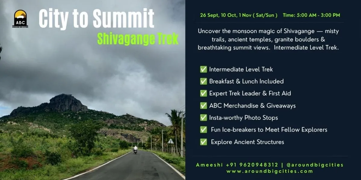 City to Summit – Shivagange Trek