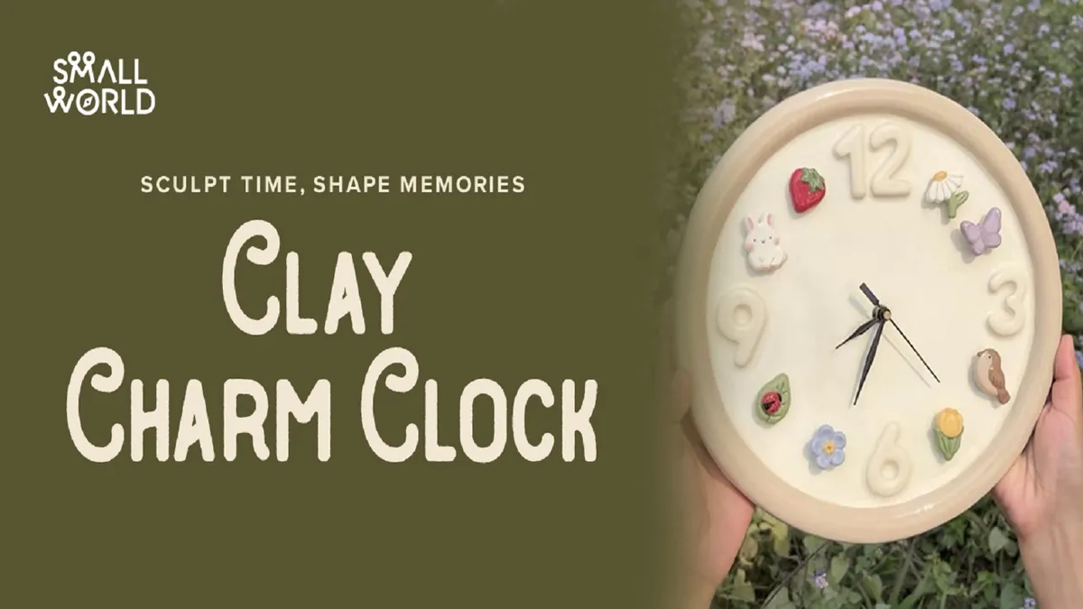Clay Charm Clock