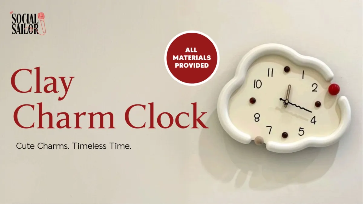 Clay Charm Clock