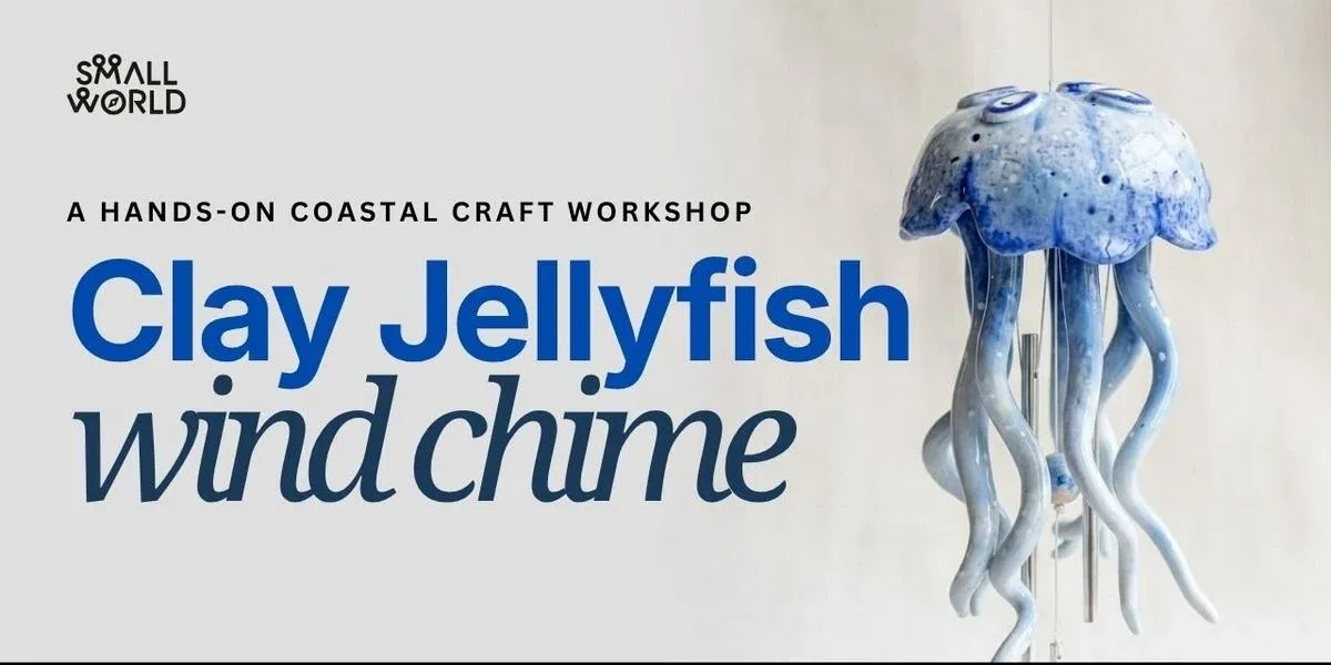 Clay Jellyfish Wind Chimes