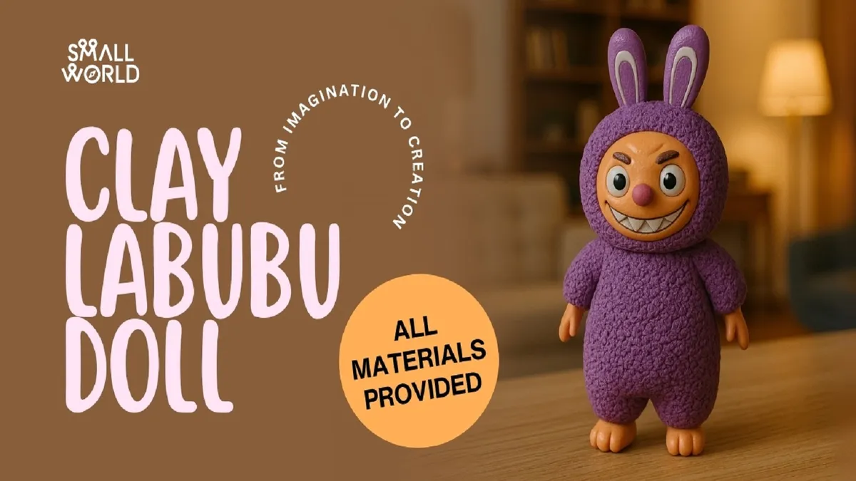 Clay Labubu Doll