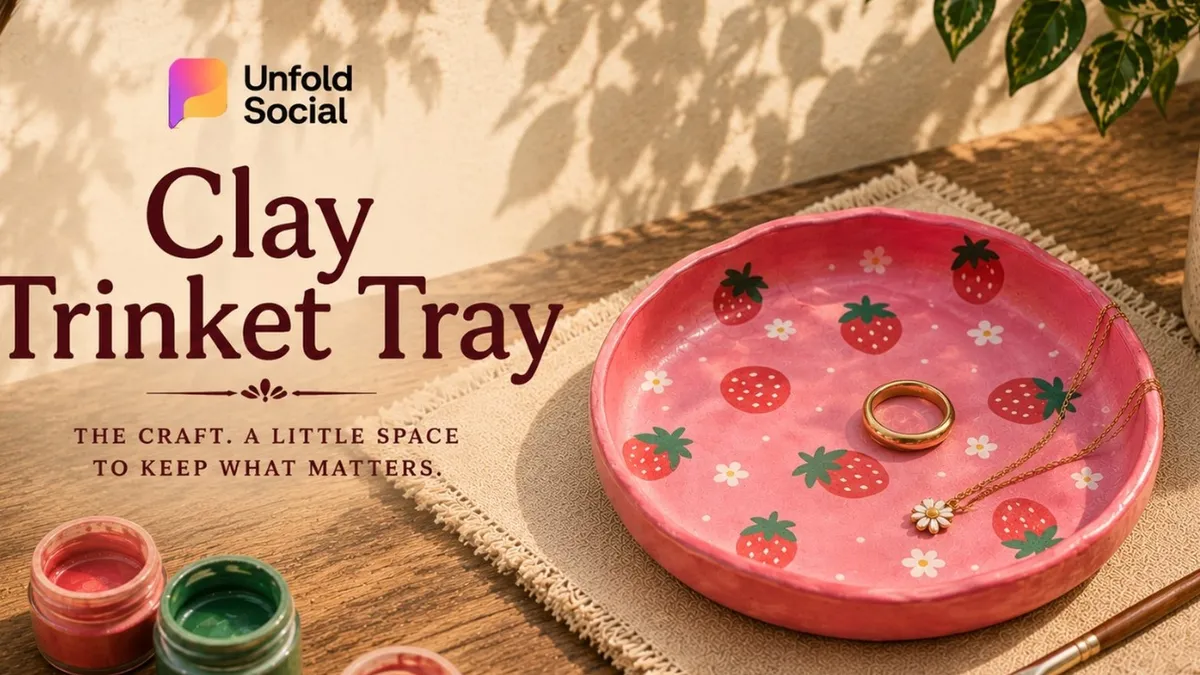 Clay Trinket Tray