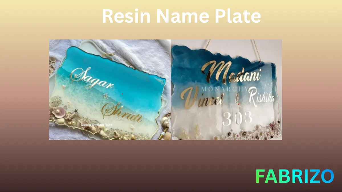 Custom Resin Name Plate