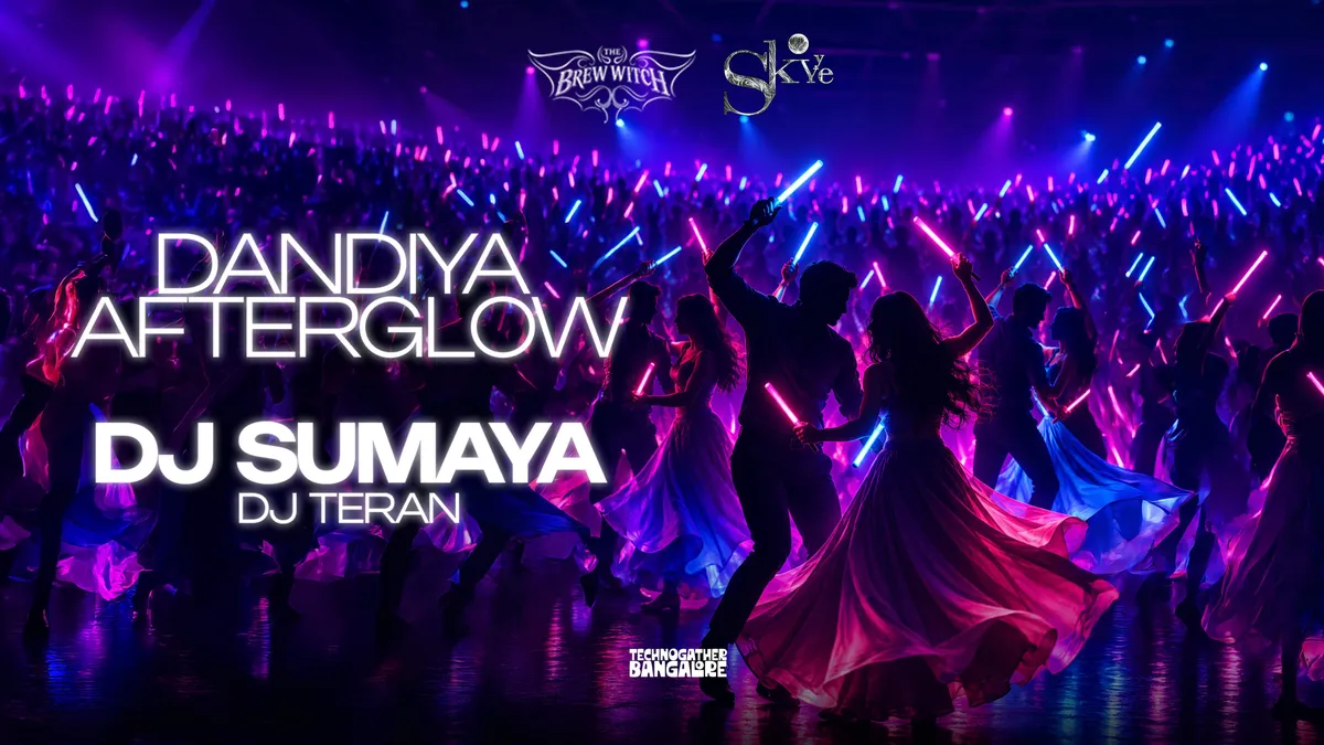 Dandiya Afterglow – Bengaluru's Biggest Neon Dandiya