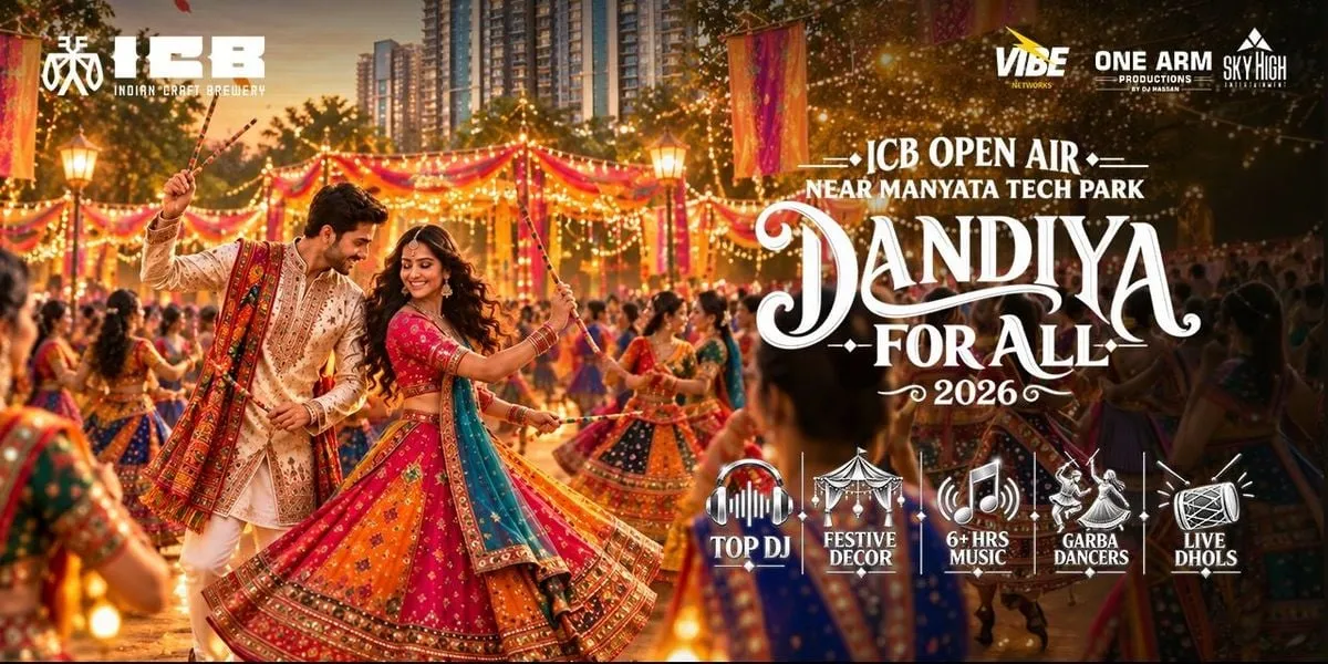 Dandiya For All at ICB Open Air, Manyata Tech Park