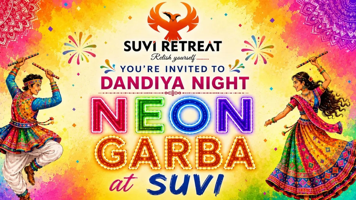 Dandiya Night Neon Garba at Suvi