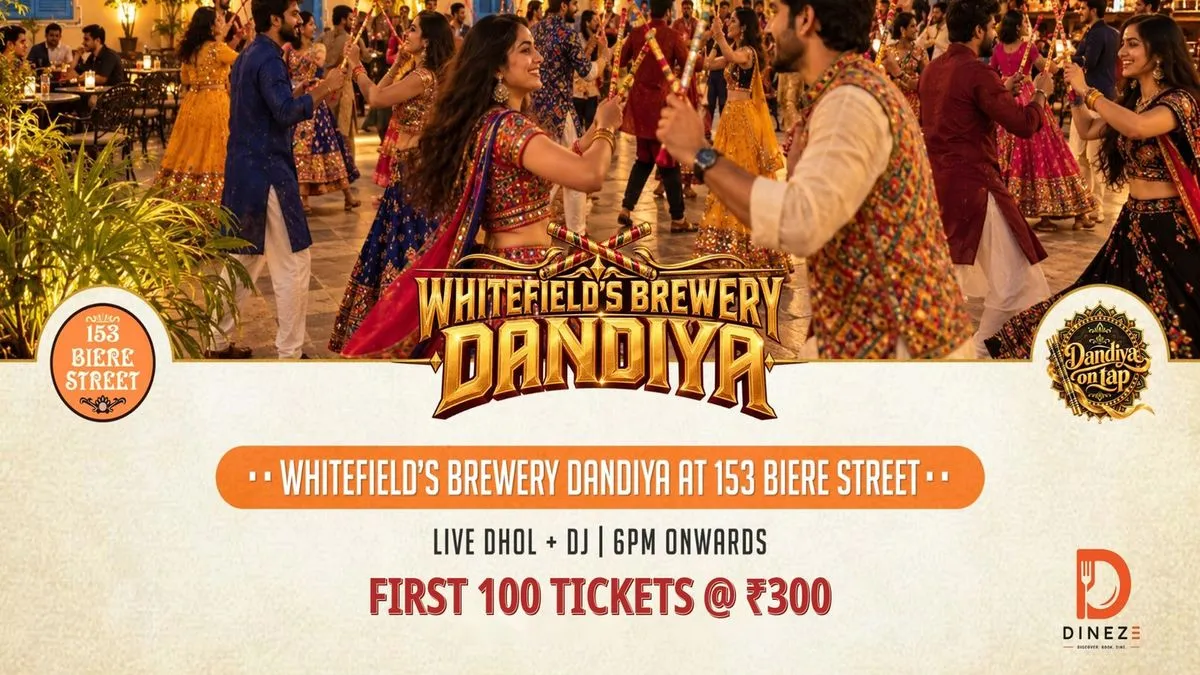 Dandiya On Tap, Whitefield's Brewery Dandiya