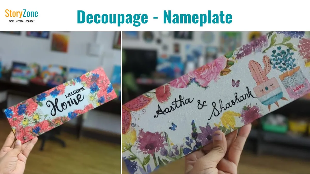 Decoupage - Nameplate