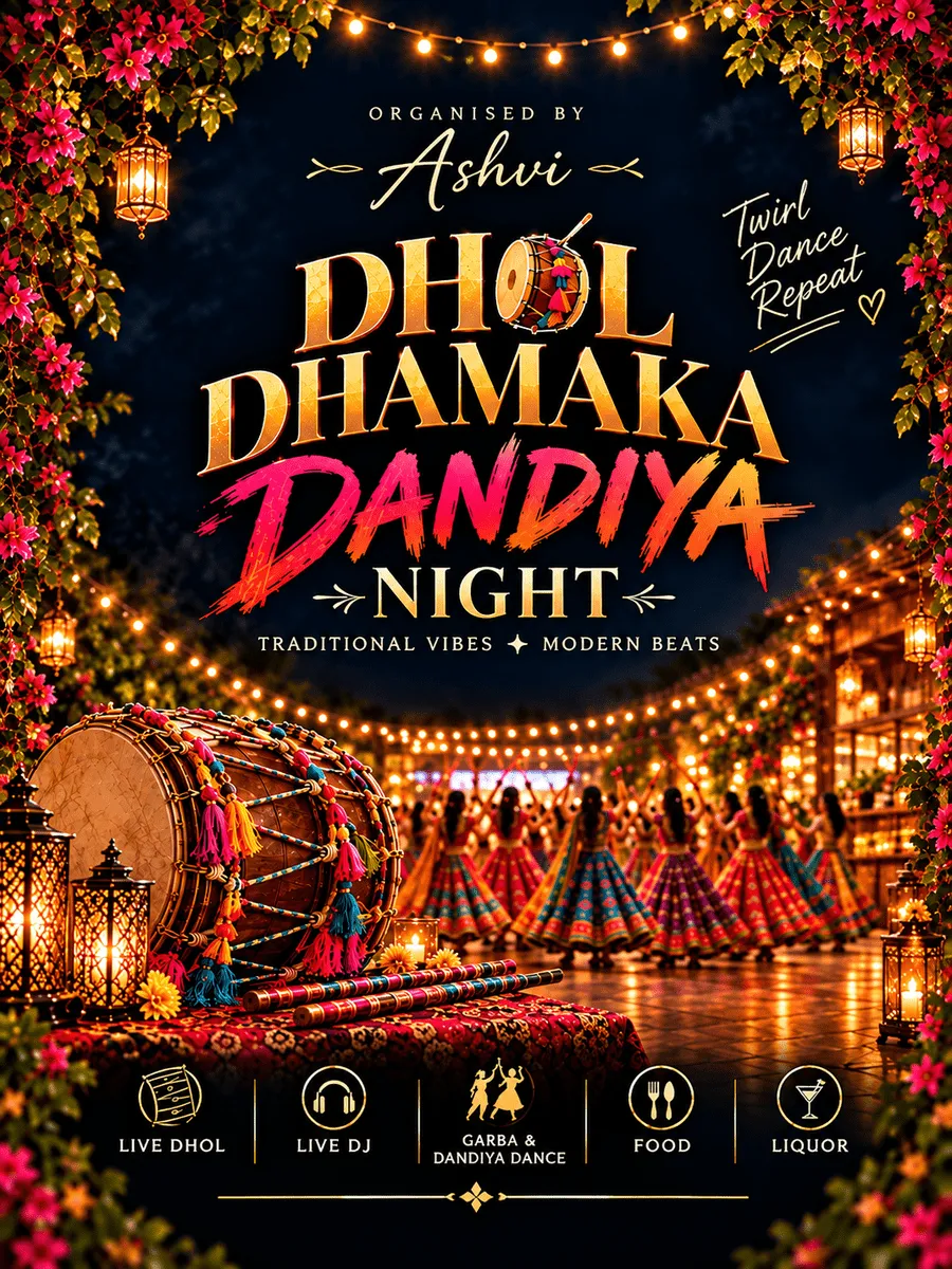 Dhol Dhamaka Dandiya Night