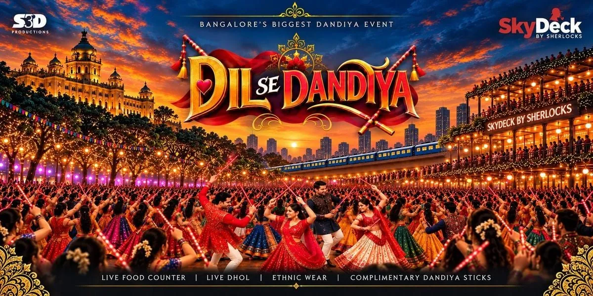 Dil Se Dandiya 2026 at SkyDeck by Sherlocks
