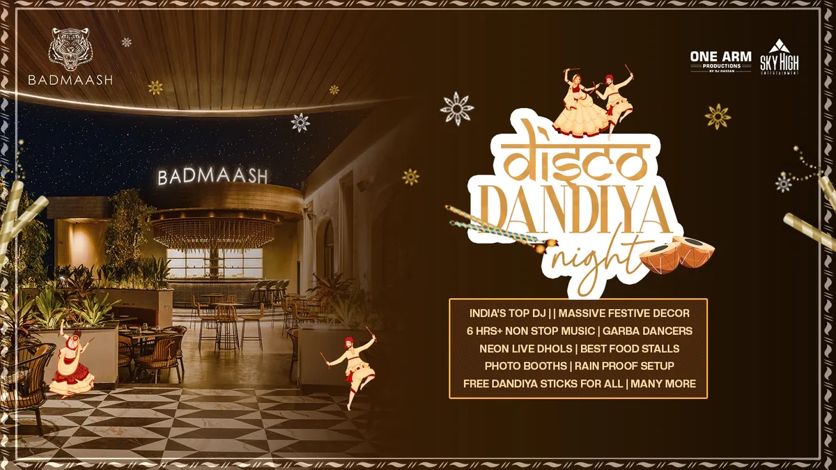 Disco Dandiya Night at Badmaash Sarjapur