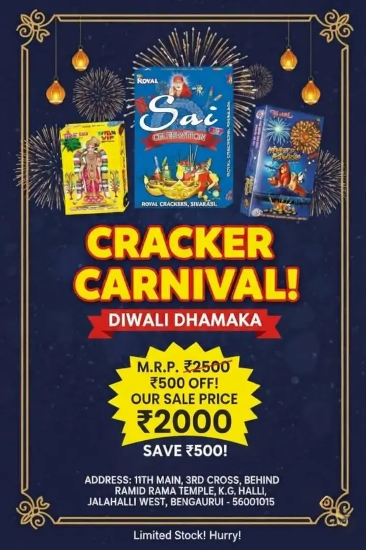 Diwali Cracker Carnival poster