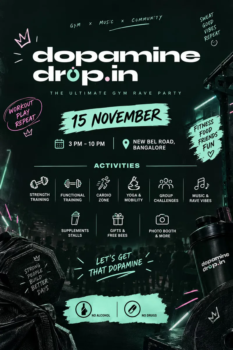 Dopaminedrop.in x Gym Rave