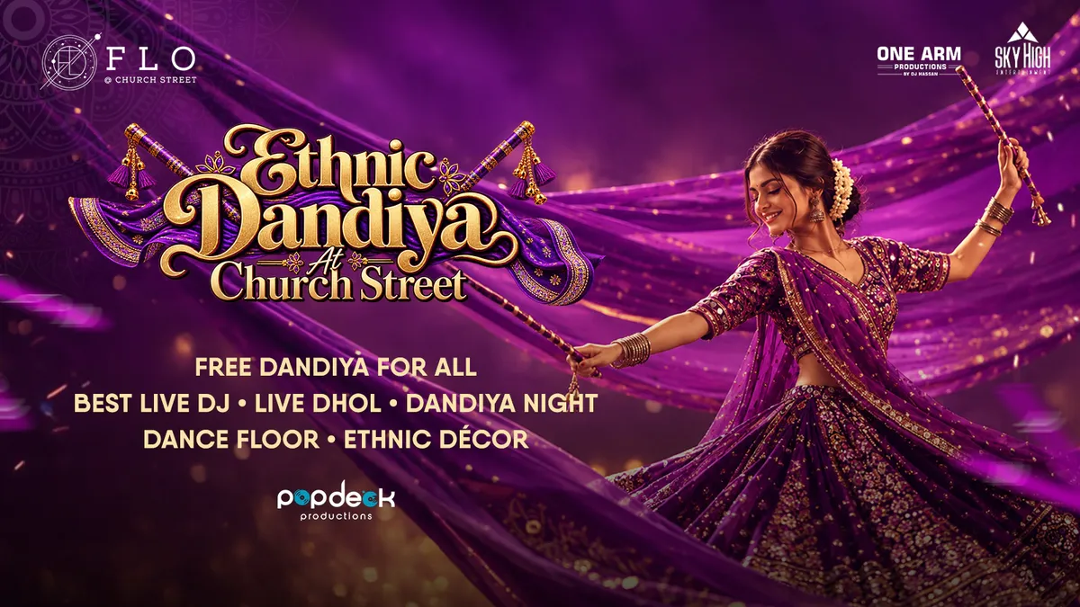 Ethnic Dandiya at FLO Church Street