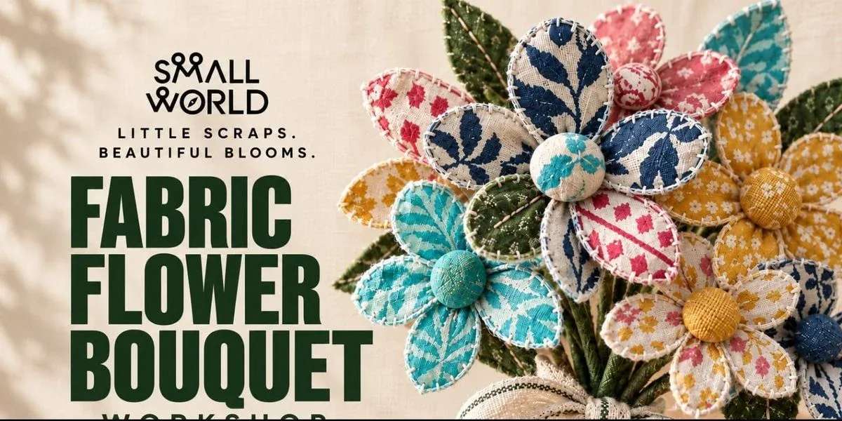 Fabric Flower Bouquet