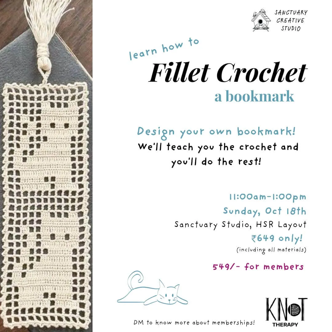 Fillet Crochet Bookmarks
