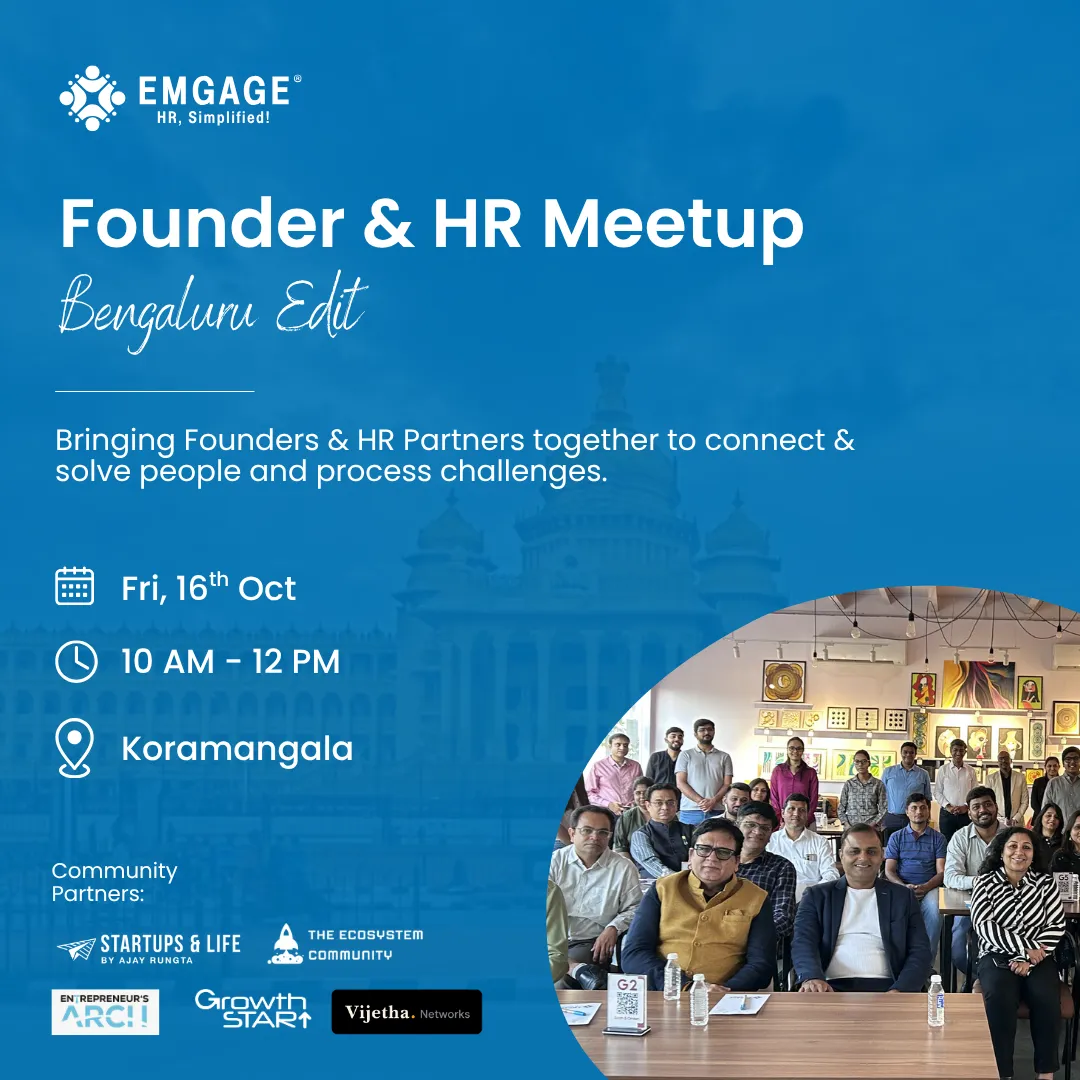 Founder & HR Meetup - Bengaluru Edition