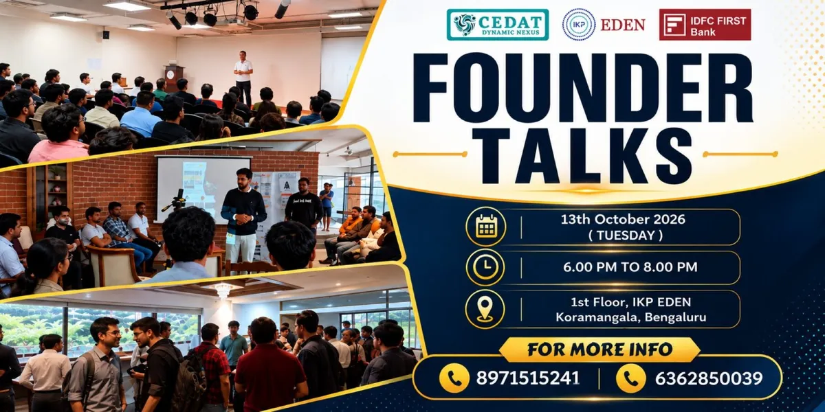 Founder Talks by CEDAT