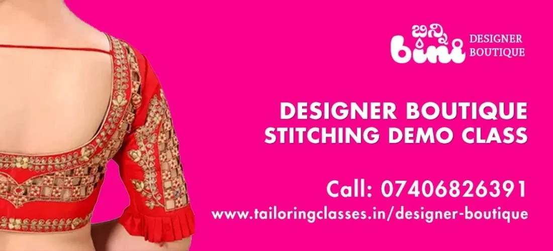 Free Stitching Demo Class by Bini Designer Boutique
