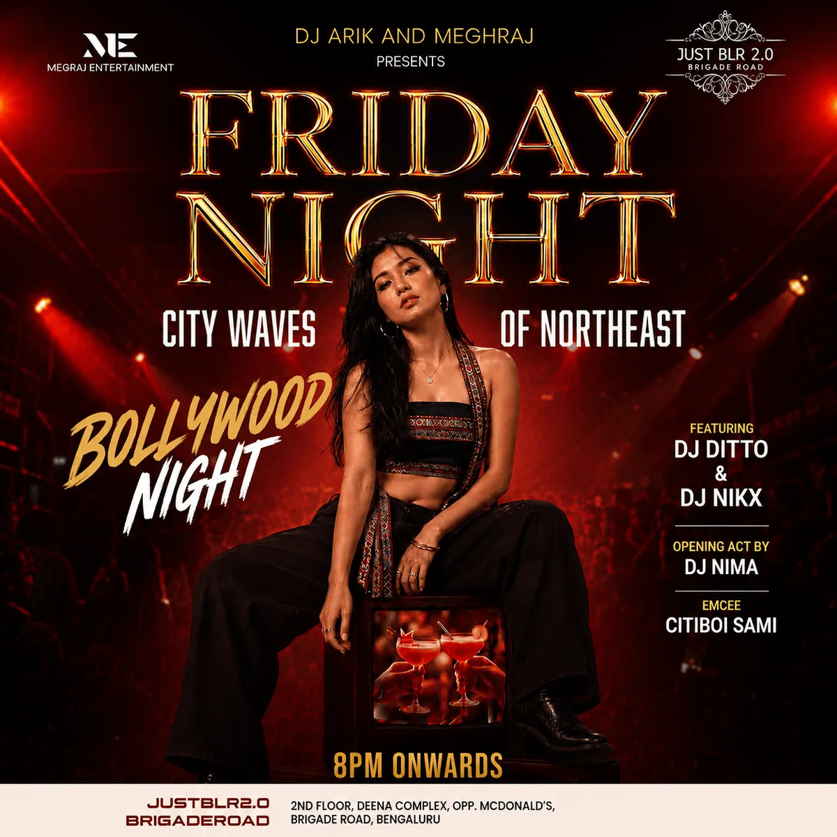 Friday Bollywood Night Party