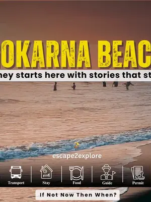Gokarna Beach Trek by e2e poster
