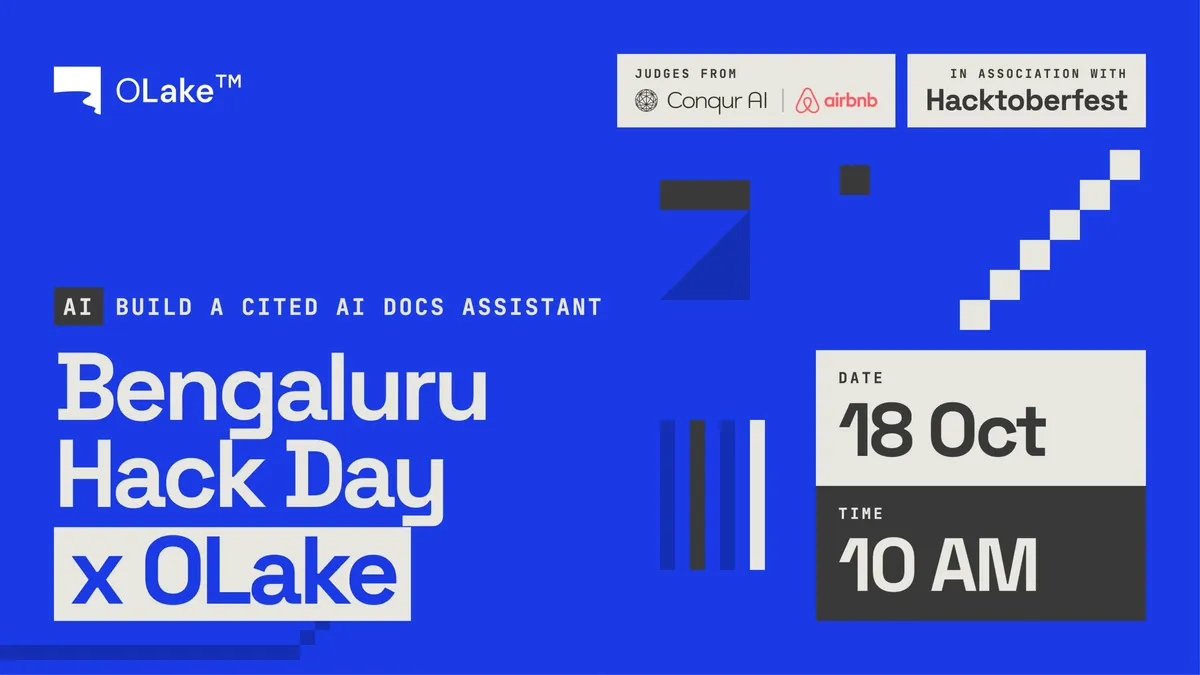 Hacktoberfest Hack Day Bengaluru x OLake